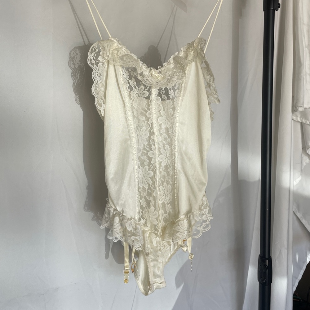 Vintage Lace Lingerie One Piece